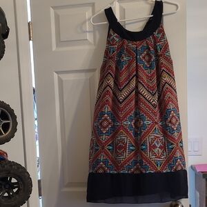 Enfocus Studio Multicolor Geometric Dress